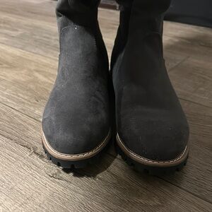 Black Suede Ankle Boots